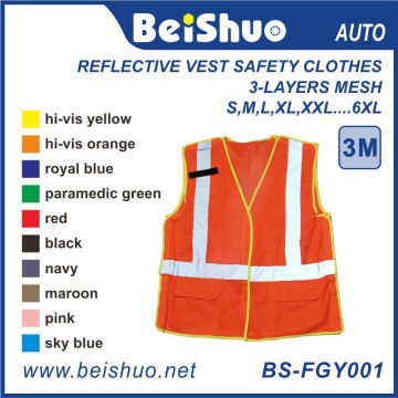 Promotional Logo Printed High Visibility Safety Reflective Vest